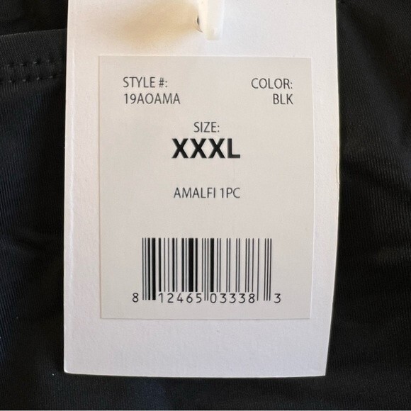 Andie‎ The Amalfi One Piece Black Swimsuit Size XXXL NWT - Picture 10 of 11